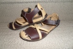 Bernie Mev - I bought these sandals in California with my friend Ivy. I love the way they look from the front, but am not crazy about the way they look from the side. I wear them in the summer cause they're super comfy but am still unsure of them! Weird non?