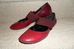 Cheapie shoes from the Bay. Red! Shiny!