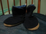 Blue Fleece Boots