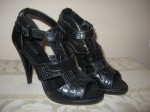 Aldo -  bought in Calgary. I loved the S&M look of the shoes. Though I would never, of course, certainly...