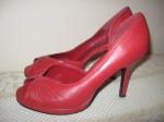 Le Chateau -  bought brand new at a consignment store in Calgary for a STEAL (as in $6). Because every woman needs red heels.