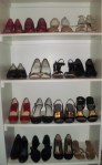 The Shoe Closet - Otherwise known as the mausoleum. Most of my shoes now sit collecting dust while I wear flip flops and push a baby carriage through Clayton Park. A moment of silence please.